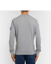 Stone Island Loopback Cotton Jersey Sweatshirt