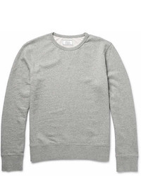 Officine Generale Loopback Cotton Jersey Sweatshirt