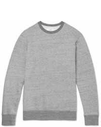 Mr P Mlange Loopback Cotton Jersey Sweatshirt