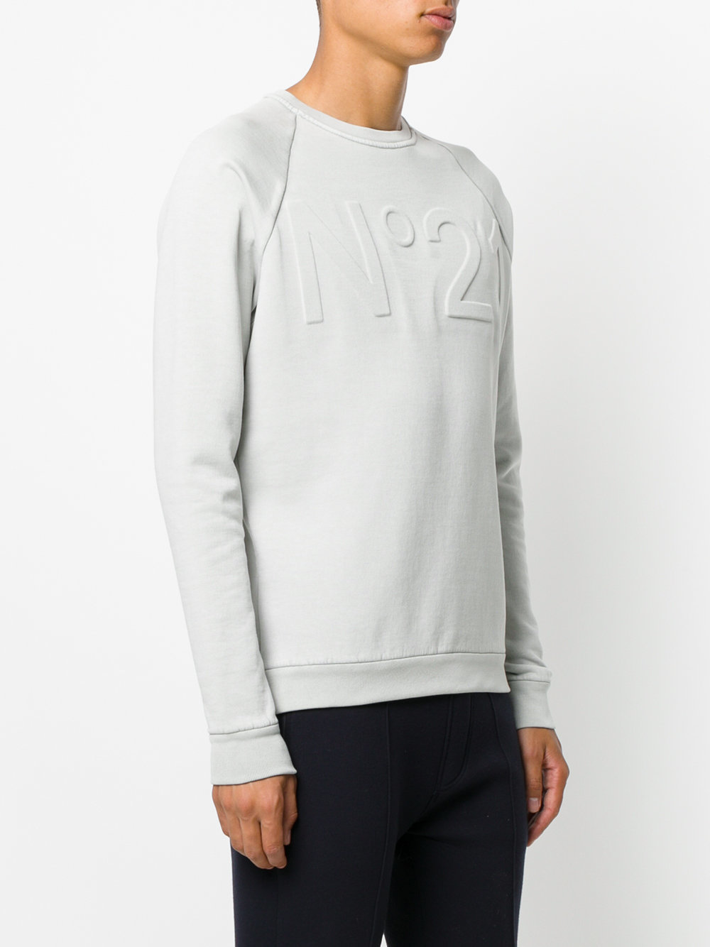 N°21 N21 Embossed Logo Sweatshirt, $227 | farfetch.com | Lookastic