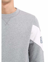 Moncler Gamme Bleu Printed Cotton Jersey Sweatshirt
