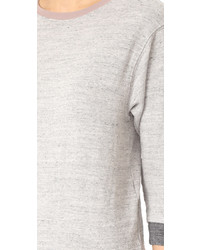 James Perse Shrunken Contrast Sweatshirt