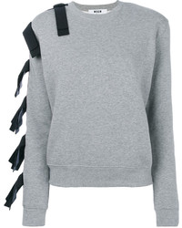 MSGM Straps Embellished Sweatshirt