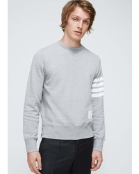 Thom Browne Sweatshirt With Engineered 4 Bar Stripe