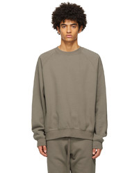 Essentials Taupe Pullover Sweatshirt