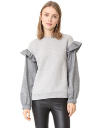 Clu Too Sweatshirt With Contrast Sleeves