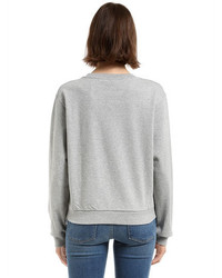 Moschino Underbear Print Cotton Sweatshirt