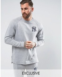 Majestic Yankees Longline Raglan Sweatshirt To Asos