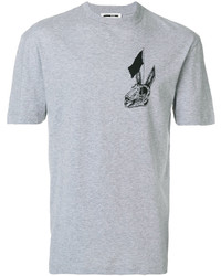 McQ Alexander Ueen Rabbit Motif T Shirt