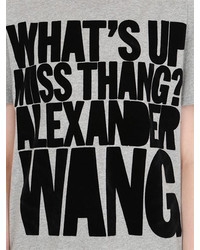 House of Holland Alexander Wang Cotton Jersey T Shirt