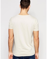 Asos Brand T Shirt With Scoop Neck In Cet