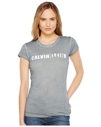 Calvin Klein Jeans Cloud Wash Iconic Logo T Shirt Clothing
