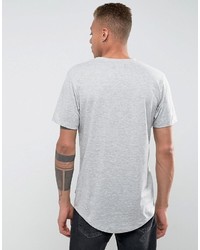 ONLY & SONS Curved O Neck T Shirt
