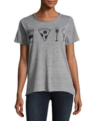 Chaser Daily Rituals Heathered Tee Gray