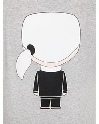 Karl Lagerfeld Ikonik Karl Cotton Jersey T Shirt