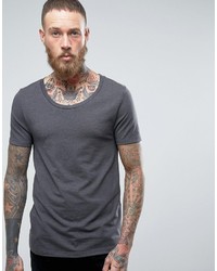 Asos Muscle Fit T Shirt With Scoop Neck
