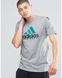 adidas Originals Eqt T Shirt In Gray Ay9226