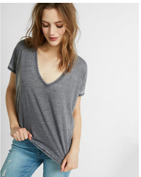 Express Petite One Eleven Burnout London Tee