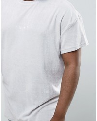 Puma Plus Towelling T Shirt In Gray To Asos 57533305