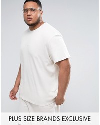 Puma Plus Waffle Oversized T Shirt In Gray To Asos