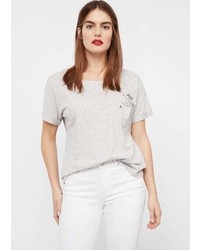 Violeta BY MANGO Pocket Cotton T Shirt