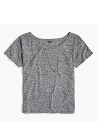 J.Crew Relaxed Boatneck T Shirt In Slub Cotton