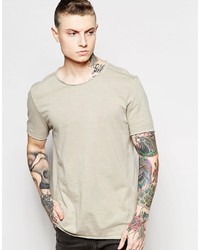 Asos T Shirt With Raw Edges And Exposed Seams