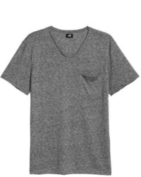 H&M T Shirt With Raw Edges