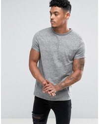 Asos T Shirt With Roll Sleeve In Heavyweight Twisted Jersey