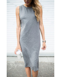 Ily Couture Tank Dress Grey