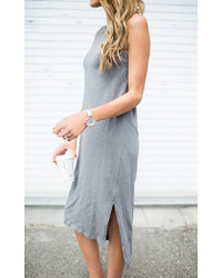 Ily Couture Tank Dress Grey