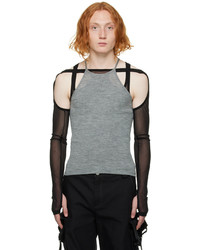 Dion Lee Gray Core Tank Top