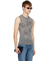 Acne Studios Grey For Better For Worse Tank Top