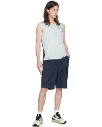 On Grey Polyester Tank Top