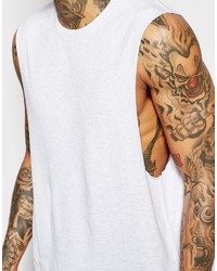 Asos Sleeveless T Shirt With Dropped Armhole