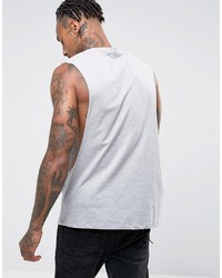 Asos Sleeveless T Shirt With Extreme Dropped Armhole