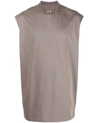 Rick Owens Tarp Crew Neck Sleeveless T Shirt