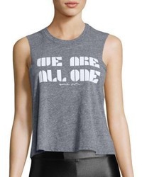 Spiritual Gangster We Are All One Cropped Tank