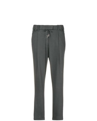 Eleventy Cropped Tapered Trousers