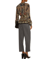 Etro Woven Tapered Pants