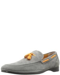 Grey Tassel Loafers