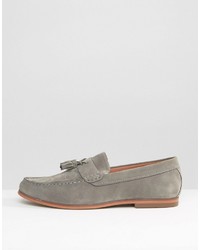 Lambretta Tassel Loafers In Gray