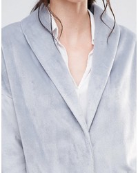 Helene Berman Ema Coat In Textured Gray