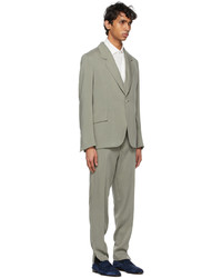 Ermenegildo Zegna Couture Grey Viscose Three Piece Suit