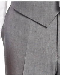 Tommy Hilfiger Light Grey Stripe Vested Suit