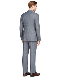 Brooks Brothers Regent Fit Three Piece Sharkskin Deco 1818 Suit