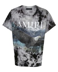 Amiri Eagle Tie Dye Graphic Print T Shirt