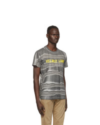 Helmut Lang Grey Marble Dye Standard T Shirt