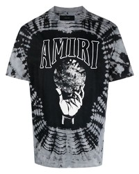 Amiri Logo Print Tie Dye T Shirt