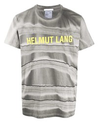 Helmut Lang Short Sleeve Marble Dye T Shirt